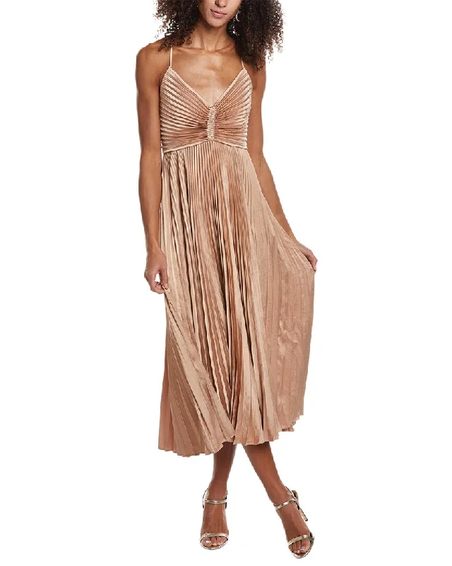 A.L.C. Gemini Midi Dress Comfortable Adjustable Strap Midi Dress