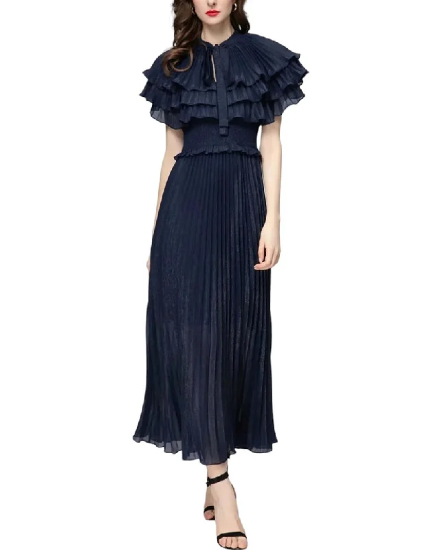 BURRYCO Midi Dress Elegant Sleeveless Midi Dress