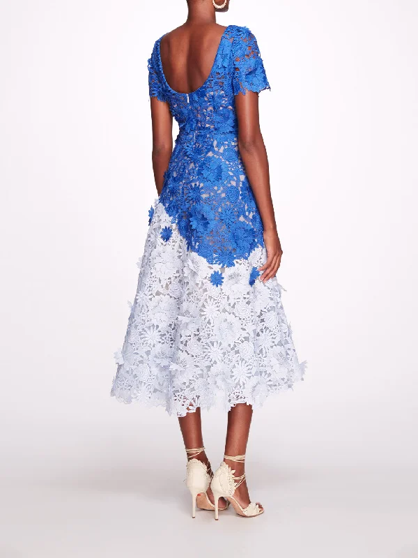 Dahlia Midi Dress Elegant Floral Skirt Midi Dress