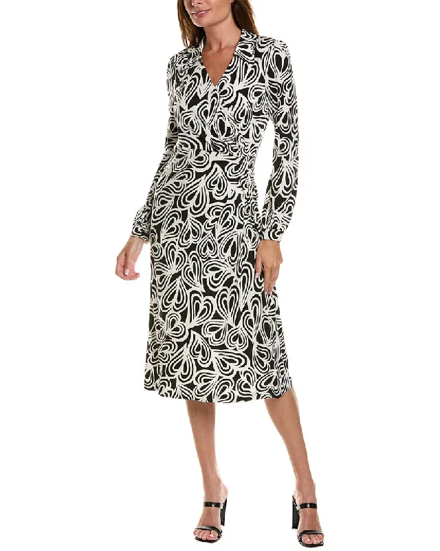 Diane von Furstenberg Bogna Wool-Blend Midi Dress Cozy Knit Midi Dress