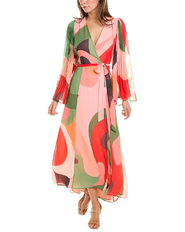 Hutch Blanca Midi Dress Elegant Floral Skirt Midi Dress