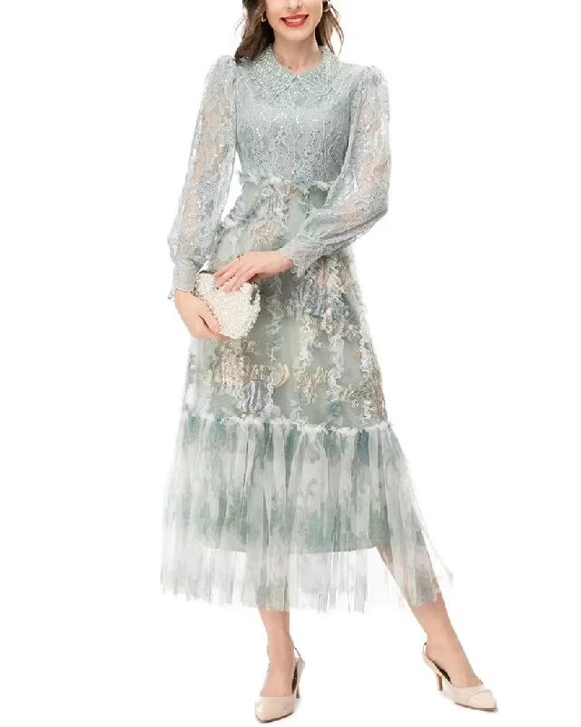 Lanelle Midi Dress Fashionable Fitted Midi Dress