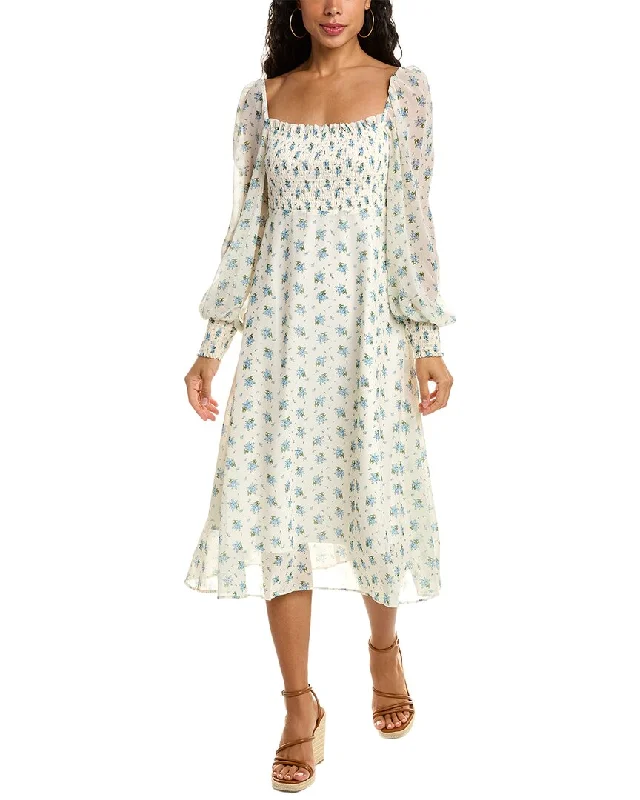 O.P.T. Savannah Midi Dress Stylish Silk Midi Dress