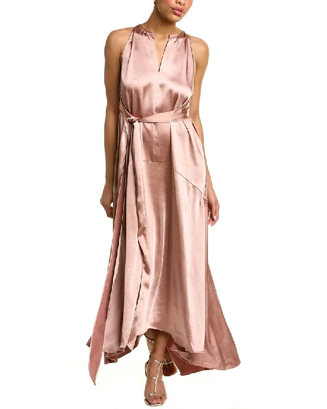Ted Baker High-Low Midi Dress Classic Black Midi Dress