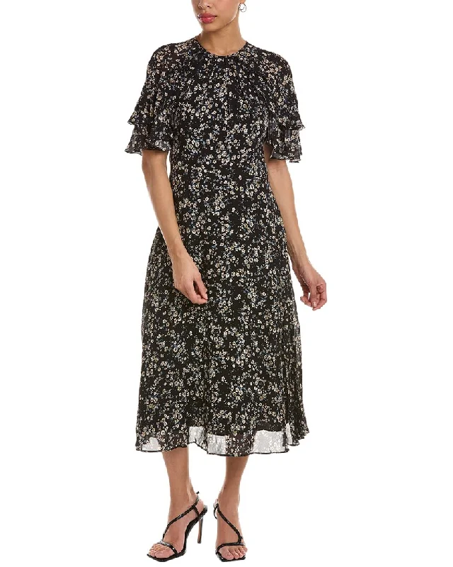 Teri Jon by Rickie Freeman Floral Midi Dress Fashionable Pencil Midi Dress