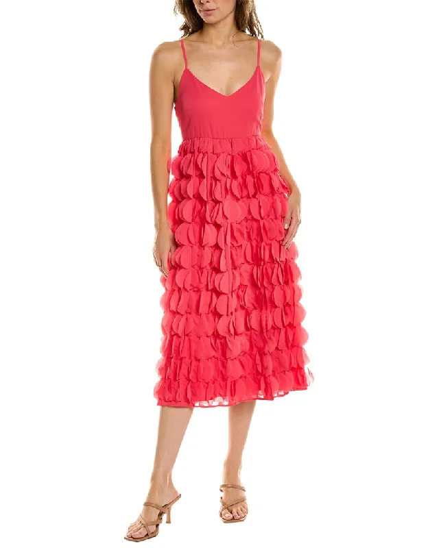 Trina Turk Carolina Midi Dress Comfortable Adjustable Strap Midi Dress