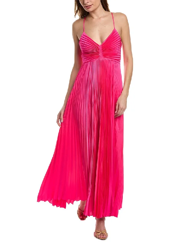 A.L.C. Aries Maxi Dress Trendy V-Neck Maxi Dress