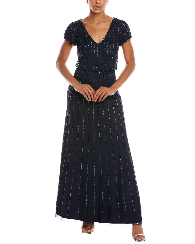 Adrianna Papell Maxi Dress Trendy Maxi Dress with Bow