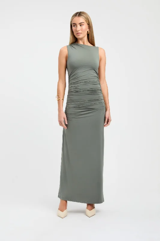 Alannah Maxi Dress Comfortable Maxi Dress with Slits