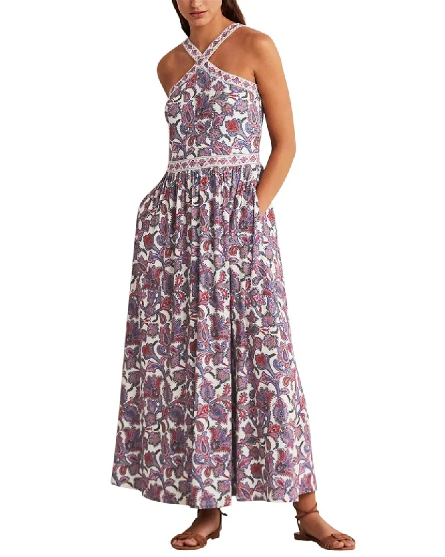 Boden Halter Neck Jersey Maxi Dress Fashionable Sheer Maxi Dress