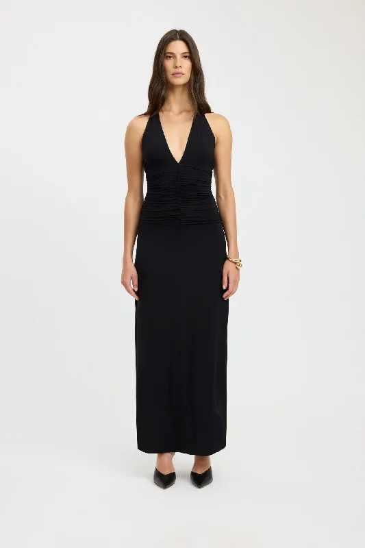 Brooklyn Maxi Dress Cozy Maxi Dress with Slit