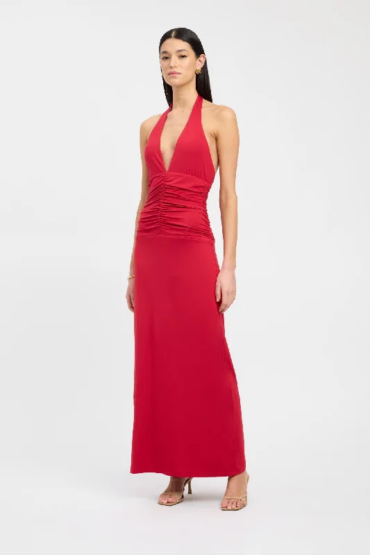 Brooklyn Maxi Dress Elegant Velvet Maxi Dress