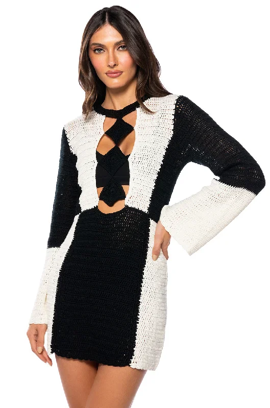 RYAN KNIT MINI DRESS Fashionable Summer Mini Dress