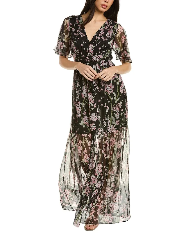 Eywasouls Malibu Maria Maxi Dress Elegant Floral Maxi Dress