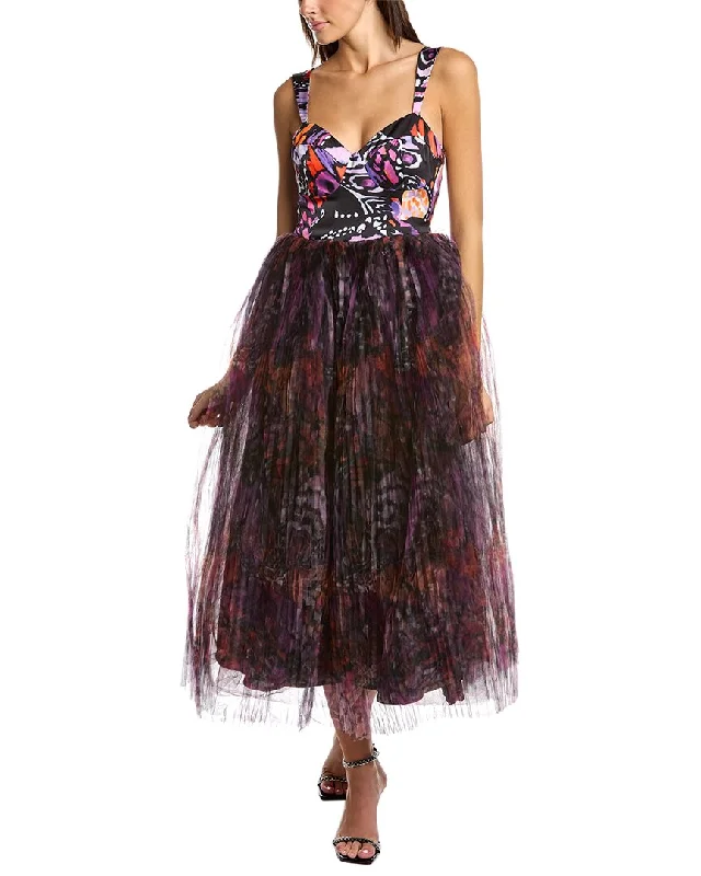 Hutch Shana Maxi Dress Comfortable Pleated Maxi Dress