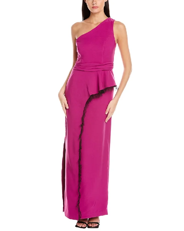 JS Collections Hayley Maxi Dress Elegant Velvet Maxi Dress