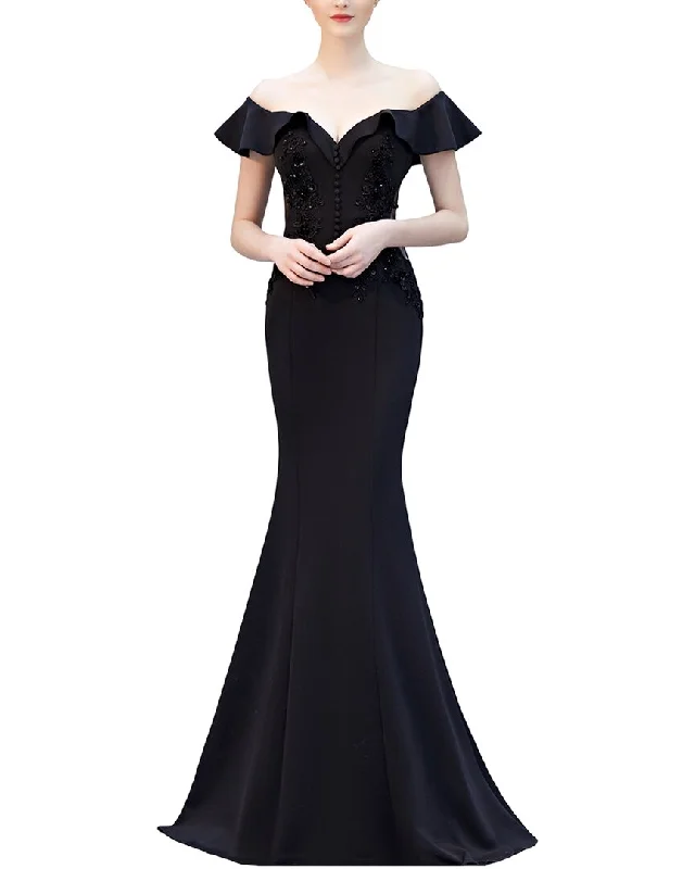 Kalinnu Maxi Dress Elegant Maxi Dress with Belt