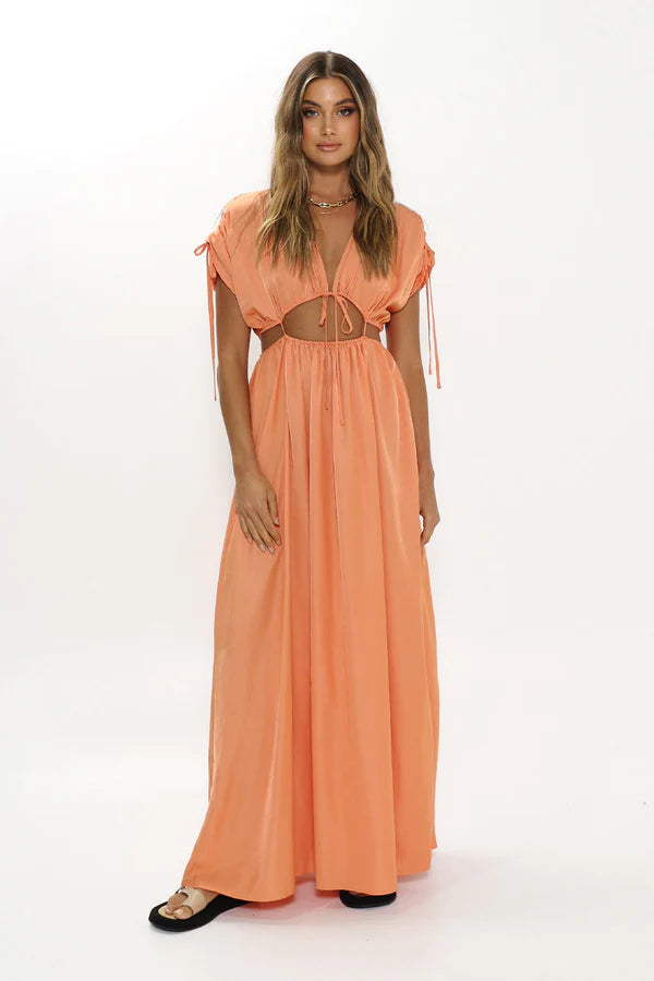 Marilyn Maxi Dress Comfortable Long-Sleeve Maxi Dress