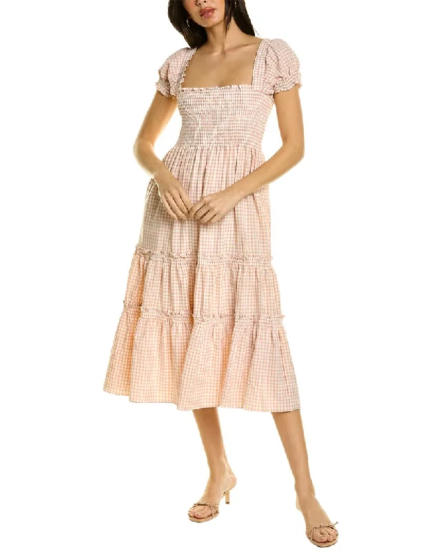 OPT Smocked Maxi Dress Fashionable Halter Neck Maxi Dress