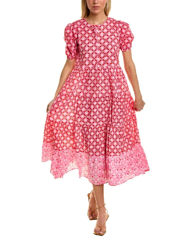 Ro’s Garden Daphne Maxi Dress Trendy Ruffled Maxi Dress