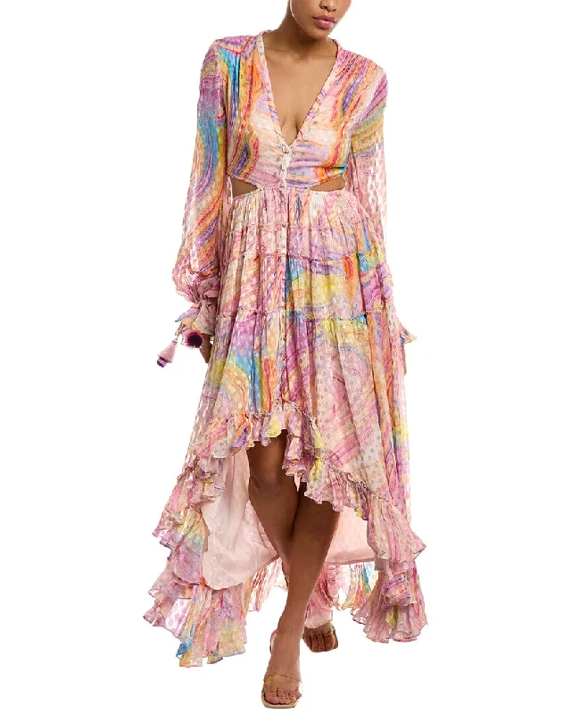 Rococo Sand High-Low Maxi Dress Stylish Longline Maxi Dress
