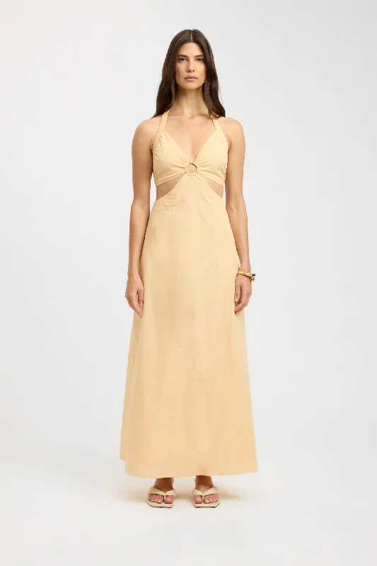 Romeo Ring Maxi Dress Chic Button-Up Maxi Dress