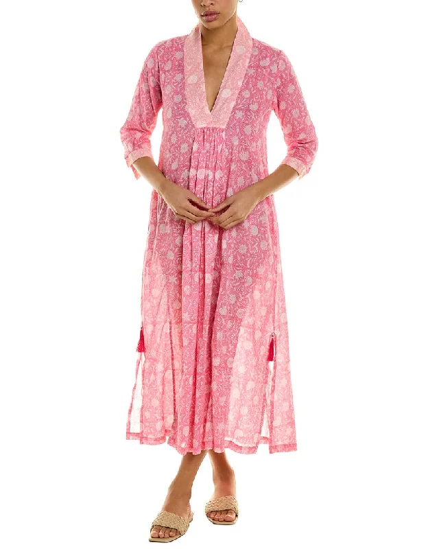 Ro's Garden Scarlett Maxi Dress Elegant Silk Maxi Dress