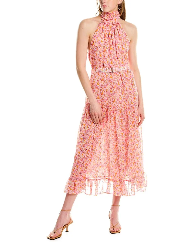 Sabina Musayev Matilda Maxi Dress Trendy Button Front Maxi Dress