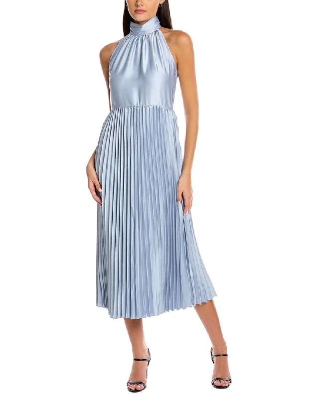 Taylor Pleated Maxi Dress Stylish Boho Maxi Dress