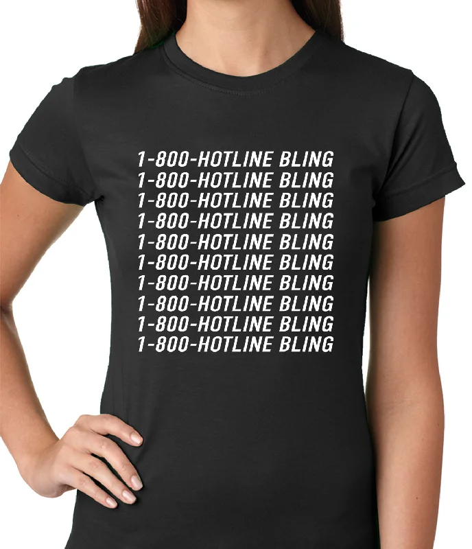 1-800-HotlineBling Ladies T-shirt Elegant Classic Vintage