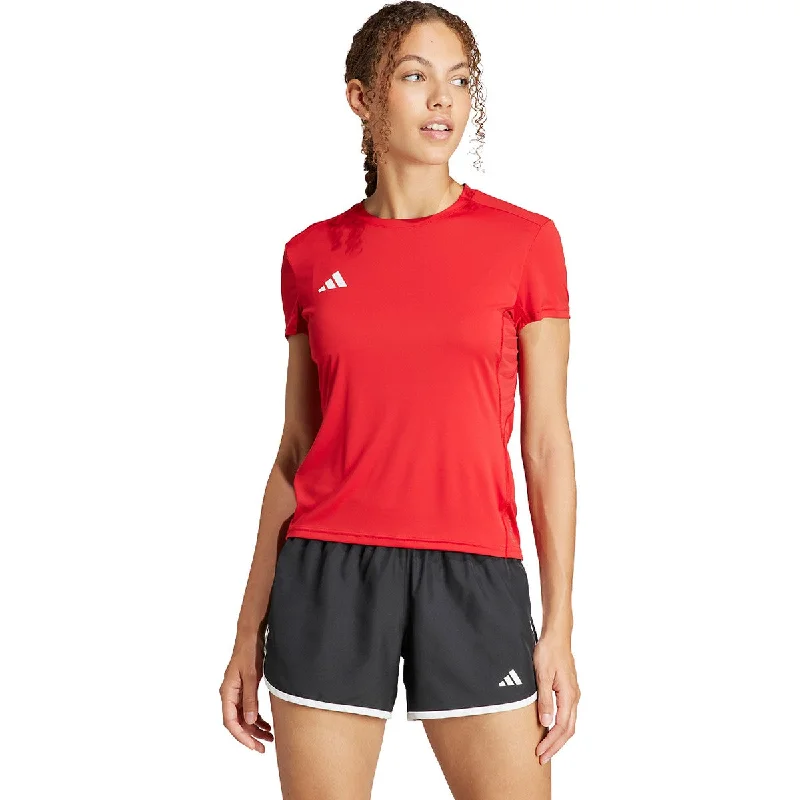 adidas Women's Adizero Essentials Running Tee Graphic Embroidered Appliqued