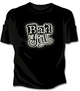 Bad Girl Girls T-Shirt Chenille Brocade Lace
