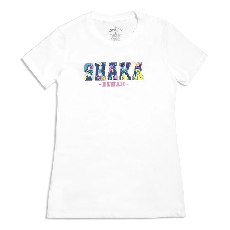 College T-Shirt Print Jacquard Patchwork