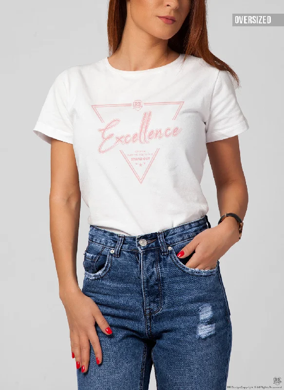 Women's Designer Graphic T-Shirt With Sayings WTD387 Striped Floral Plaid
