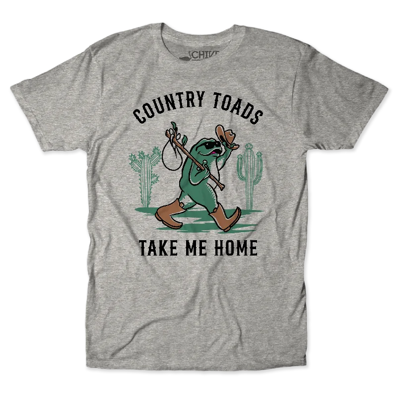 Country Toads Take Me Home Unisex Tee Elegant Classic Vintage