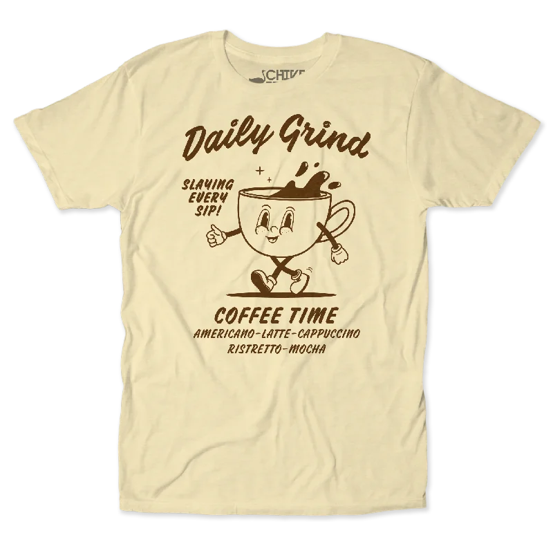 Daily Grind Unisex Tee Fitted T-Shirt Seamless Stretchy