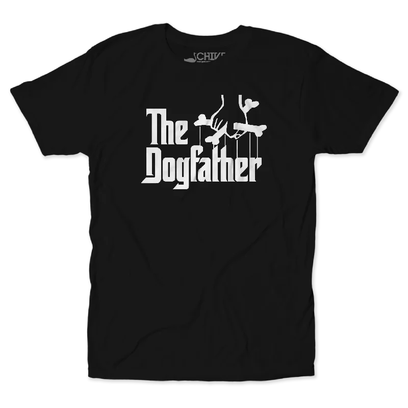 Dogfather Unisex Tee Solid Print Embellished