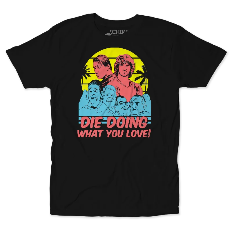 Doing What You Love Unisex Tee Collared Crew Neck Turtle Neck