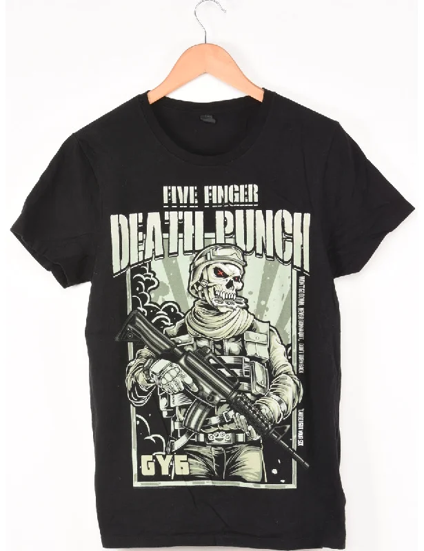 Five Finger Death Punch Band T-shirt - M Chenille Fabric Brocade Fabric Lace Fabric