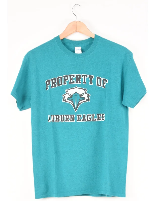 Gildan Property Of Auburn Eagles Printed T-shirt - M Houndstooth Herringbone Solid