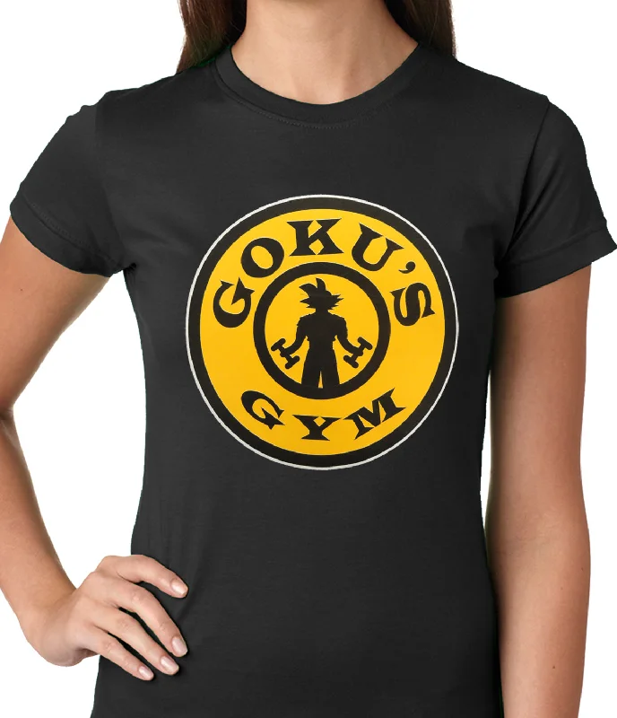 Goku's Gym Ladies T-shirt Hooded Caped Shawl Collar