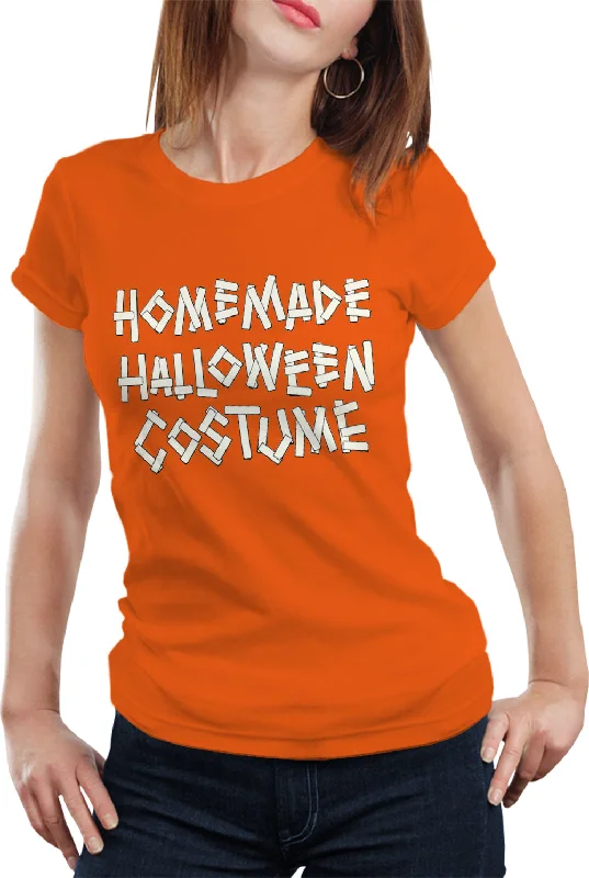 Home Made Halloween Costume Girls T-shirt Mesh Blend Leather Blend Suede Blend