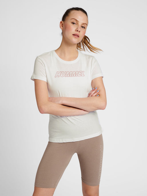 Hummel Women's Te Cali Cotton T-Shirt Solid Color Striped Floral