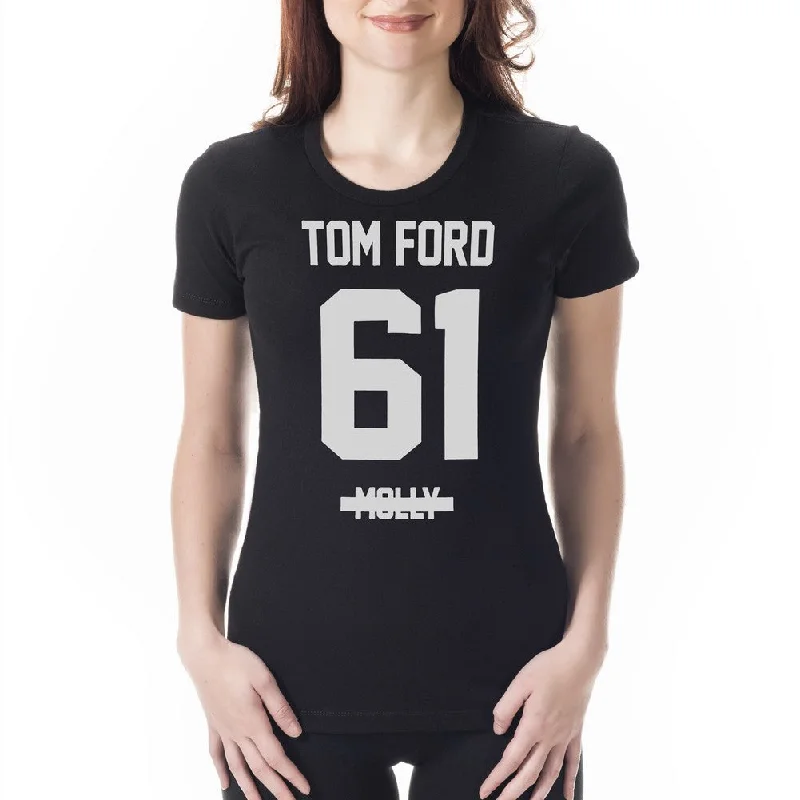 "I Don't Pop Molly, I Rock Tom Ford" Girl's T-Shirt Chenille Blend Fleece Blend Nylon Blend