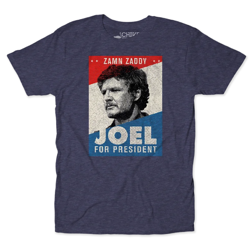 Joel For President Unisex Tee Boxy Fit Fitted Loose