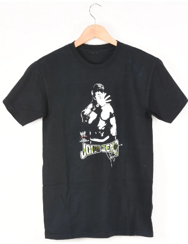 John Cena WWE Printed T-shirt - S Fleece Fabric Down Fabric Feather Fabric