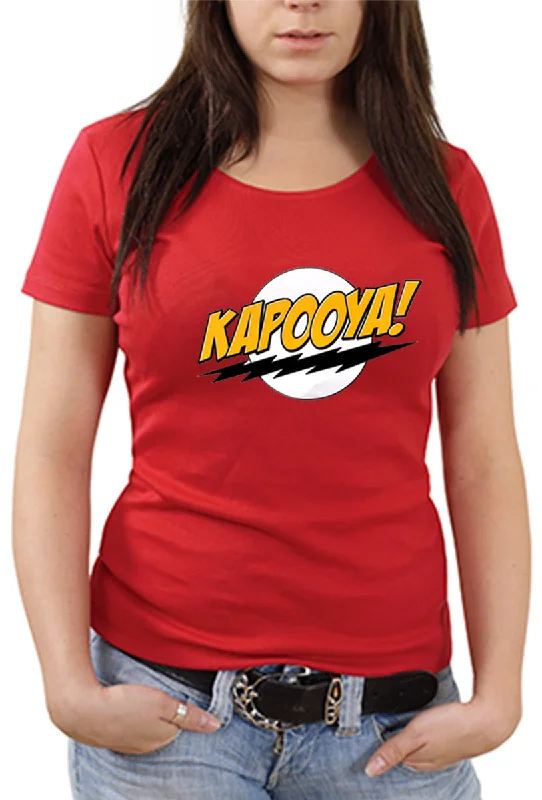 Kapooya! Girl's T-Shirt Cashmere Blend Cotton Blend Poly Blend