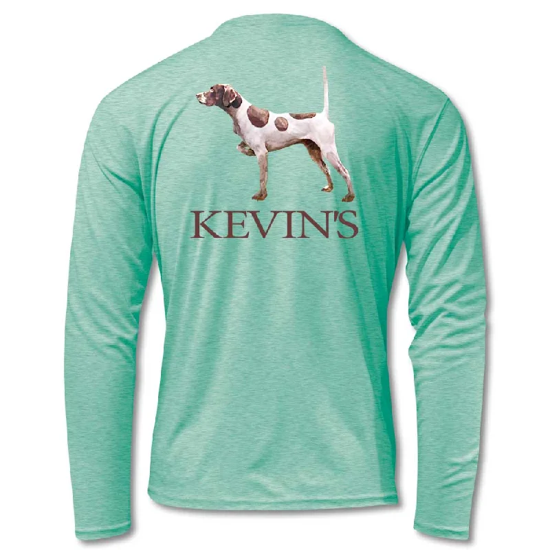 Kevin's Pointer Long Sleeve Performance T-Shirt Oversized T-Shirt Spandex breathable