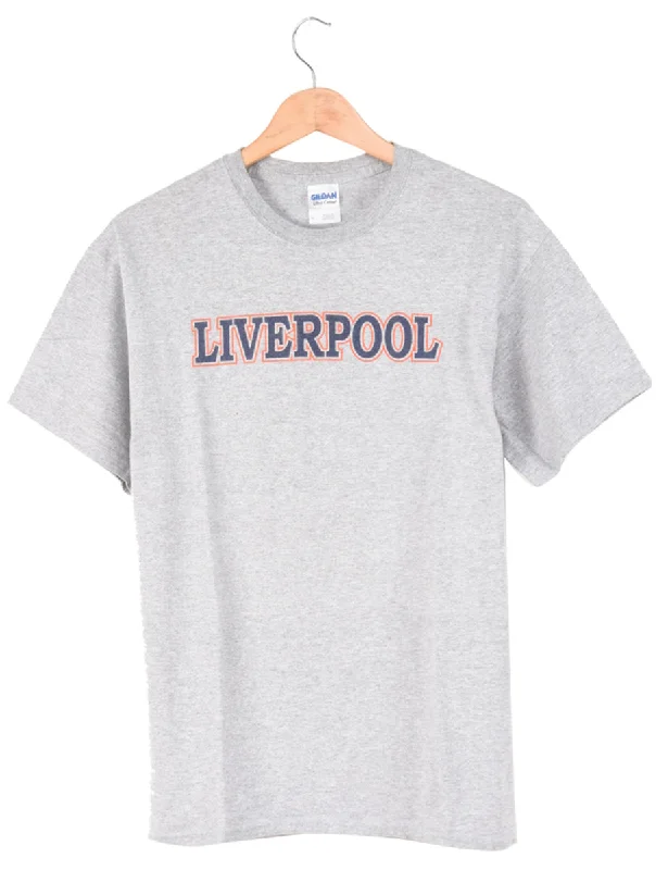 Liverpool Printed T-shirt - M Terry Blend Velvet Blend Canvas Blend
