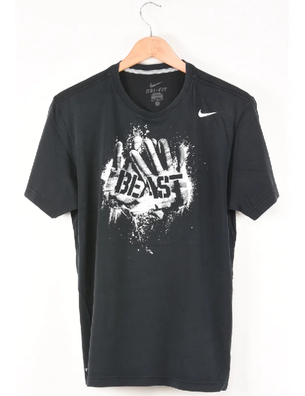 Nike Beast Printed T-shirt - M Cotton Fabric Linen Fabric Terry Fabric